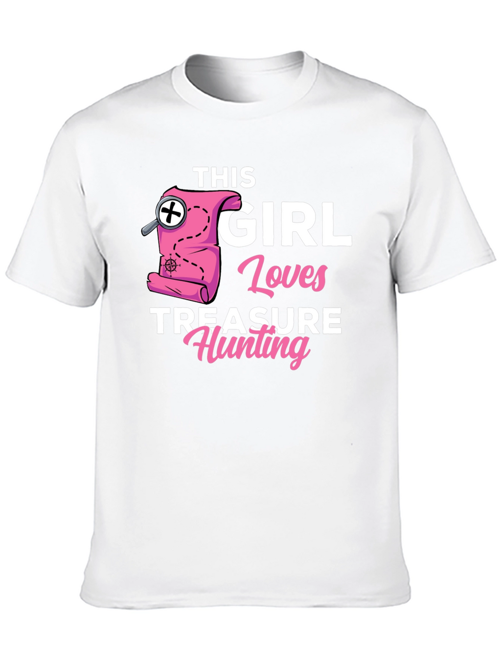 Girl Loves Treasure Hunting T-Shirt