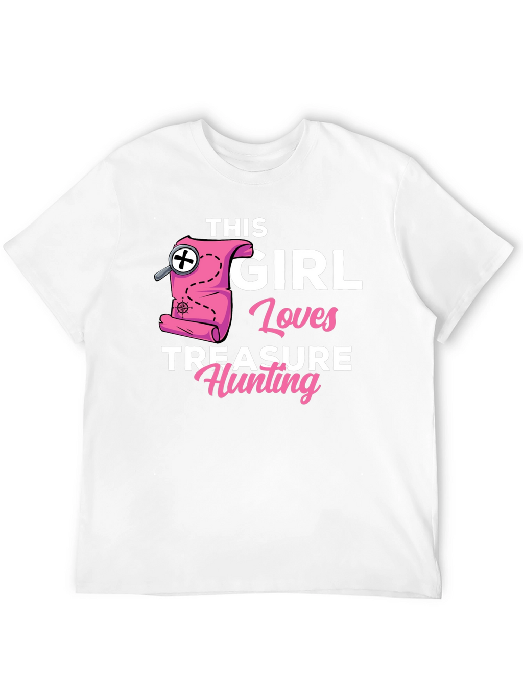 Girl Loves Treasure Hunting T-Shirt