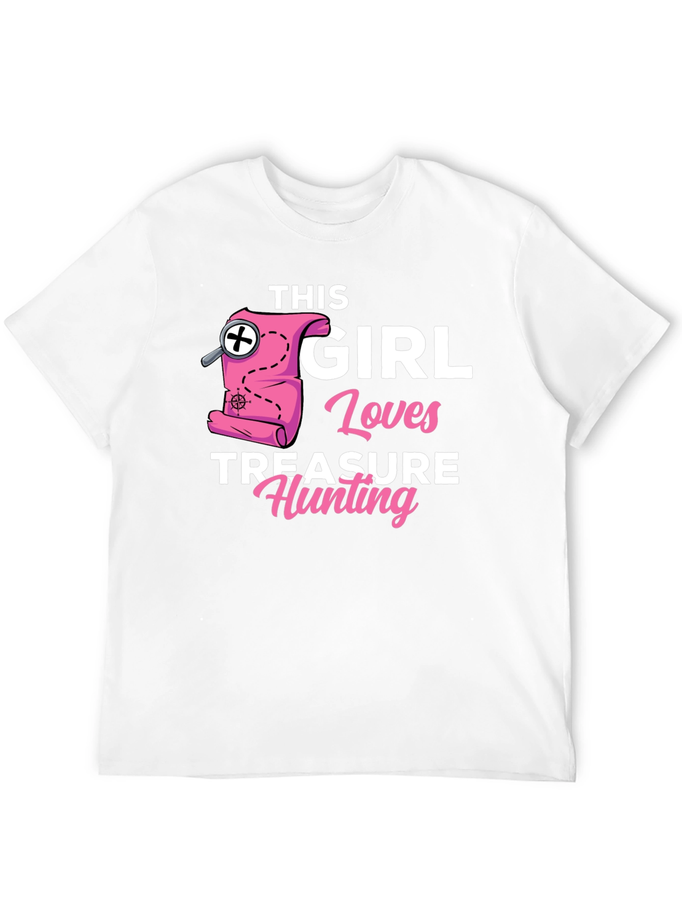 Girl Loves Treasure Hunting T-Shirt