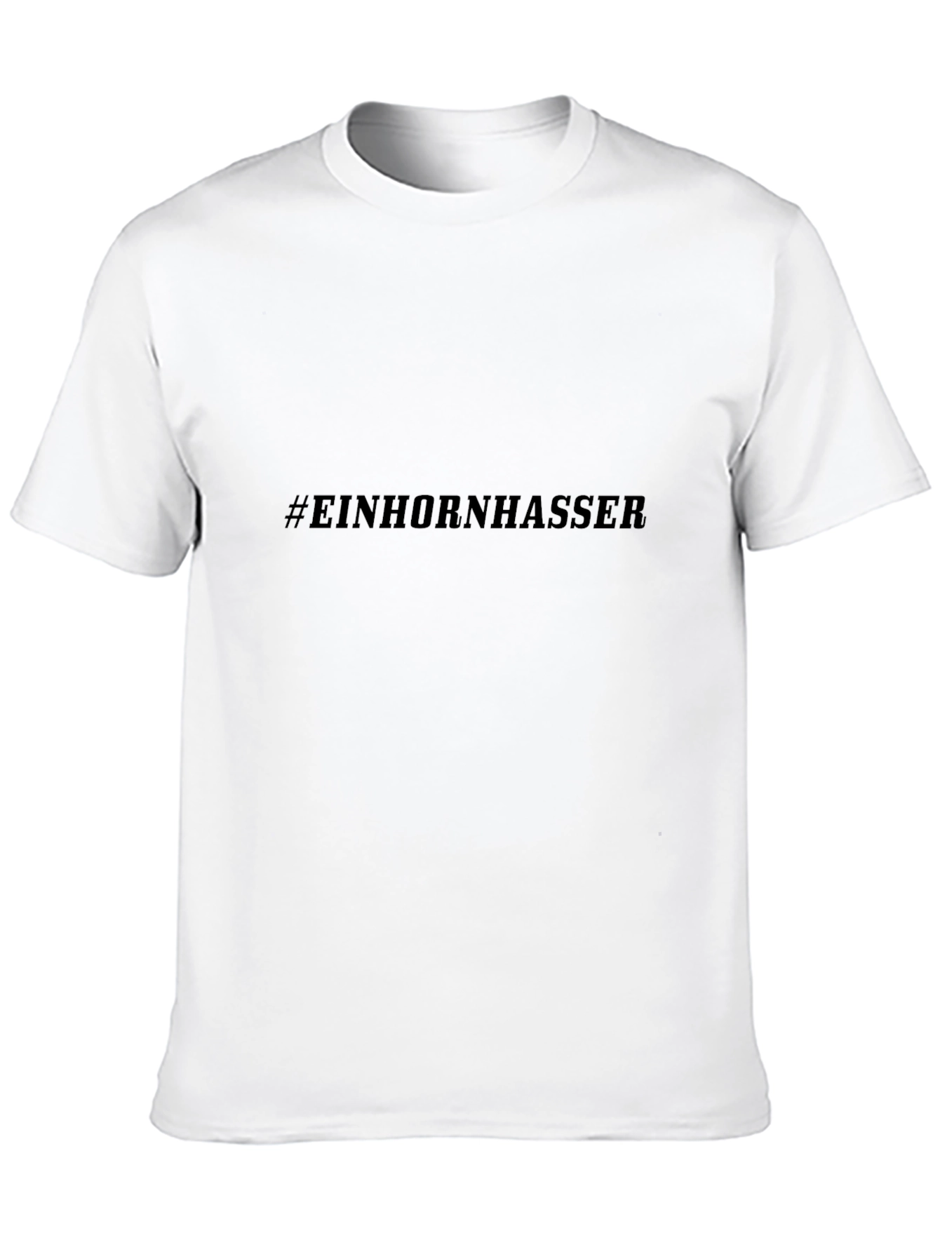 Einhornhasser Black T-Shirt - Anti-Unicorn Style