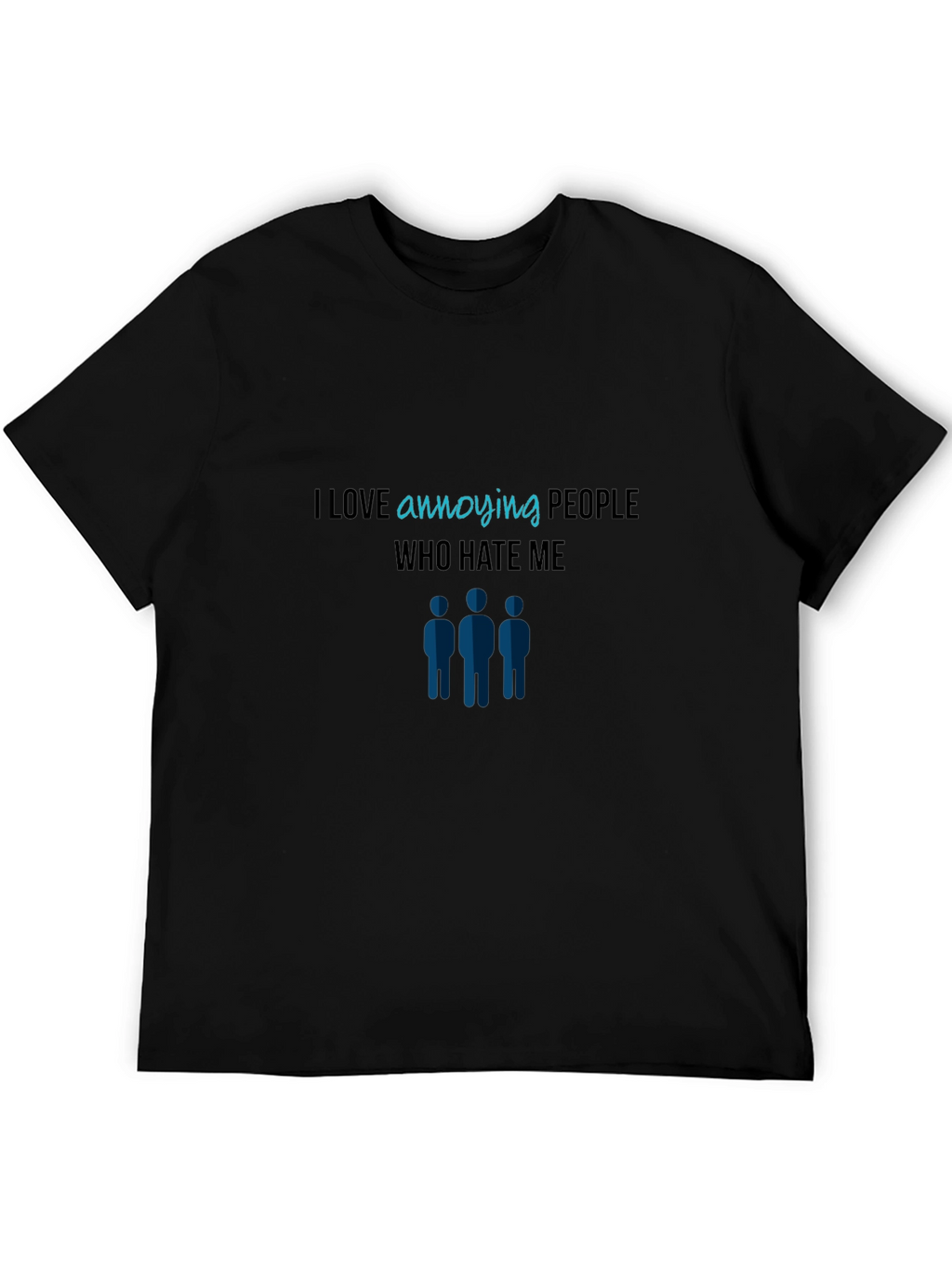 Annoying People Graphic Tee - Black