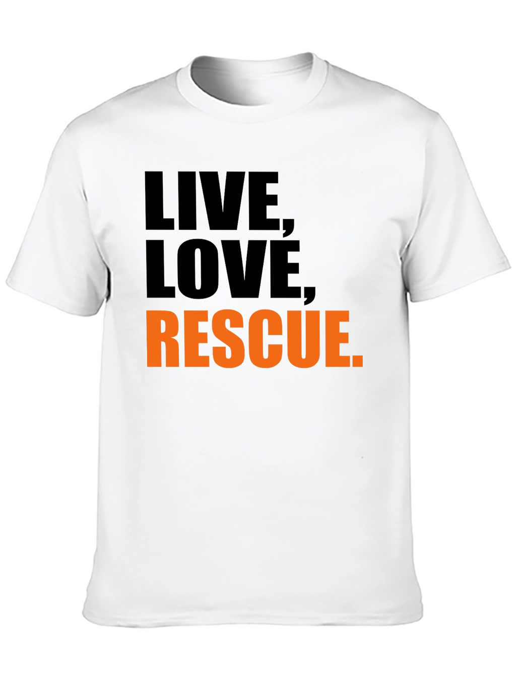 Live Love Rescue Graphic Tee - Black