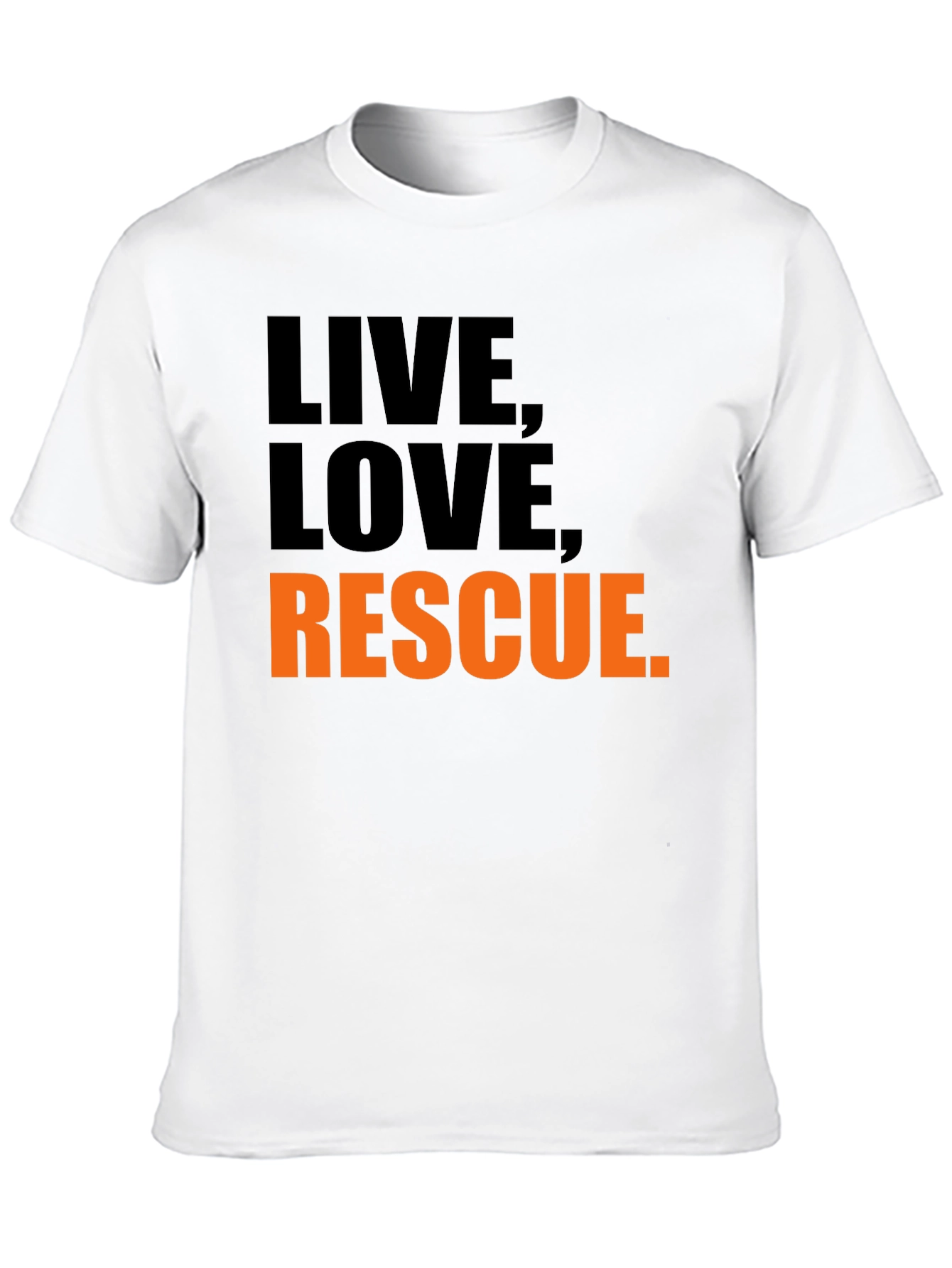 Live Love Rescue Graphic Tee - Black