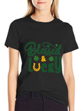 Blessed & Lucky Graphic Tee - St. Patricks Day