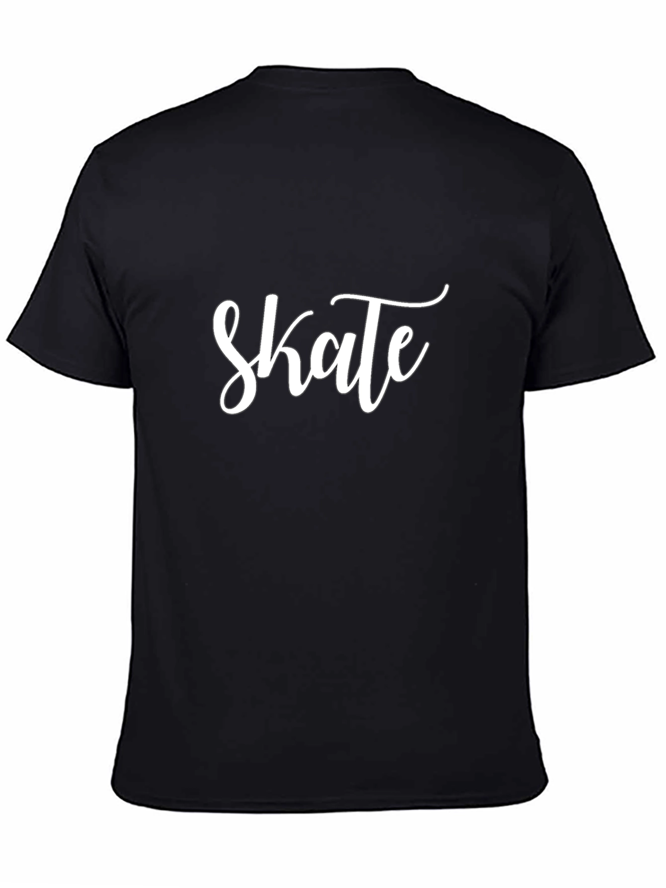 Skate Graphic Tee - Stylish Black T-Shirt for Skateboarding Fans