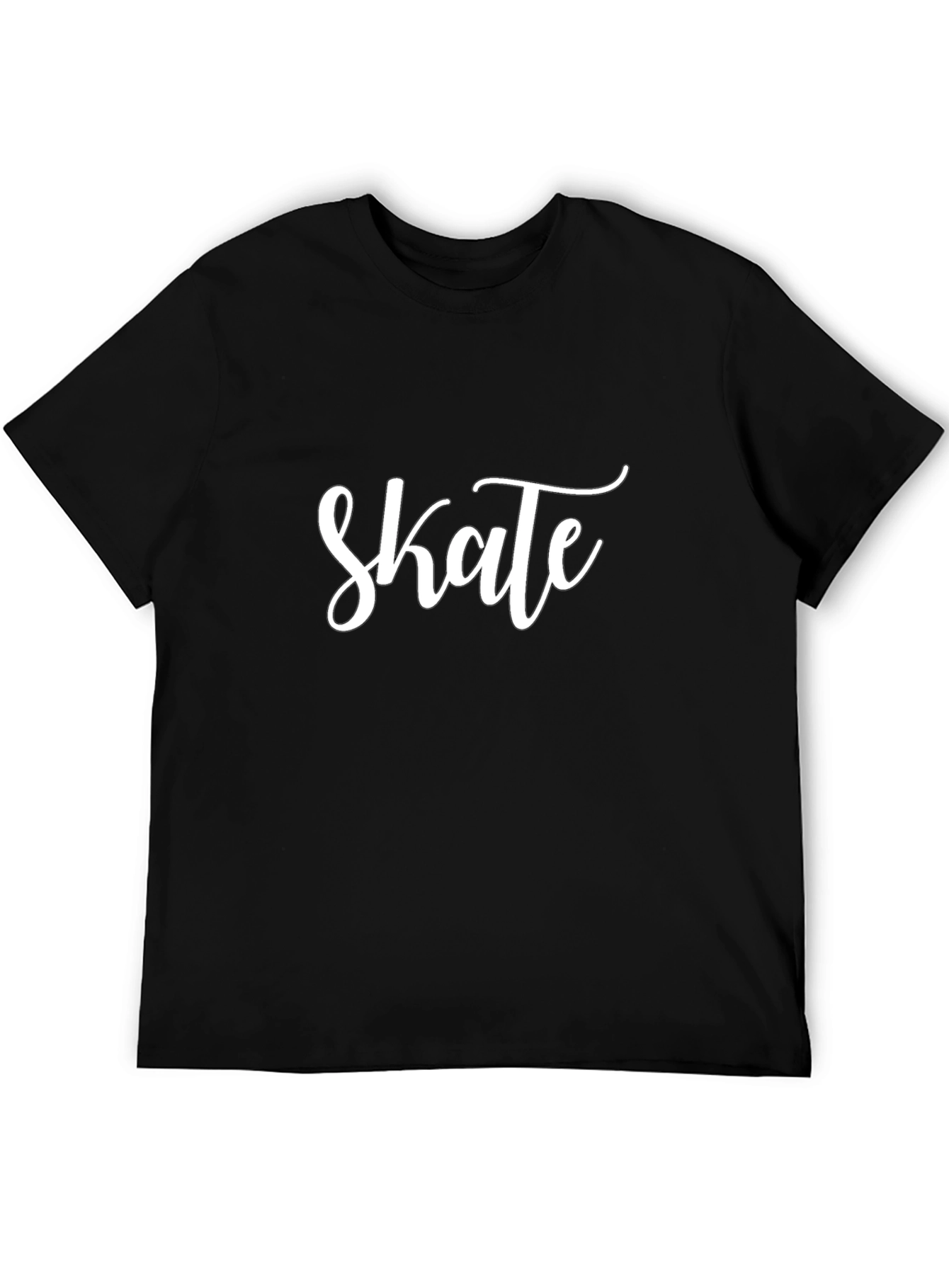 Skate Graphic Tee - Stylish Black T-Shirt for Skateboarding Fans
