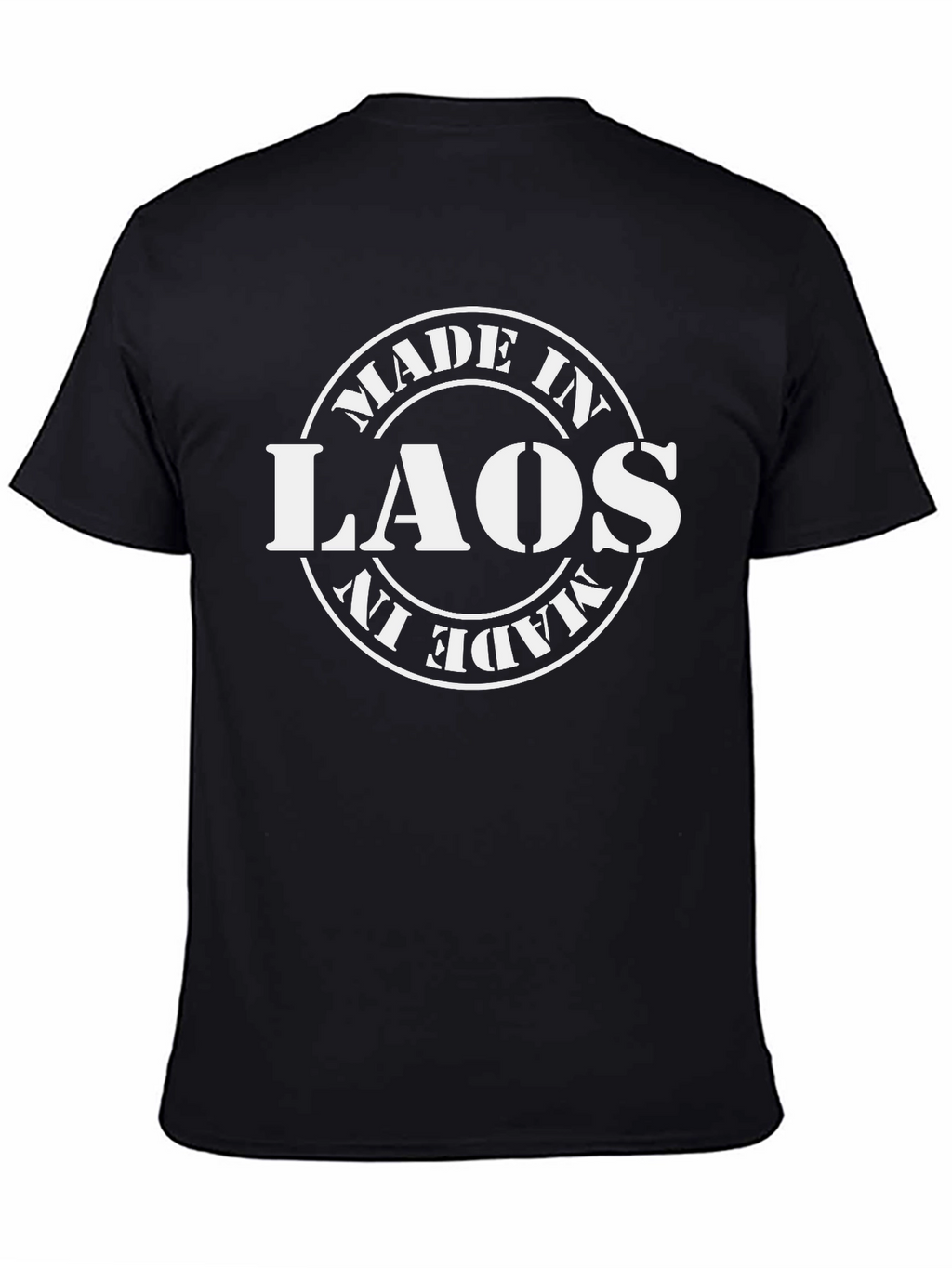 Made in Laos Graphic Tee - Black T-Shirt