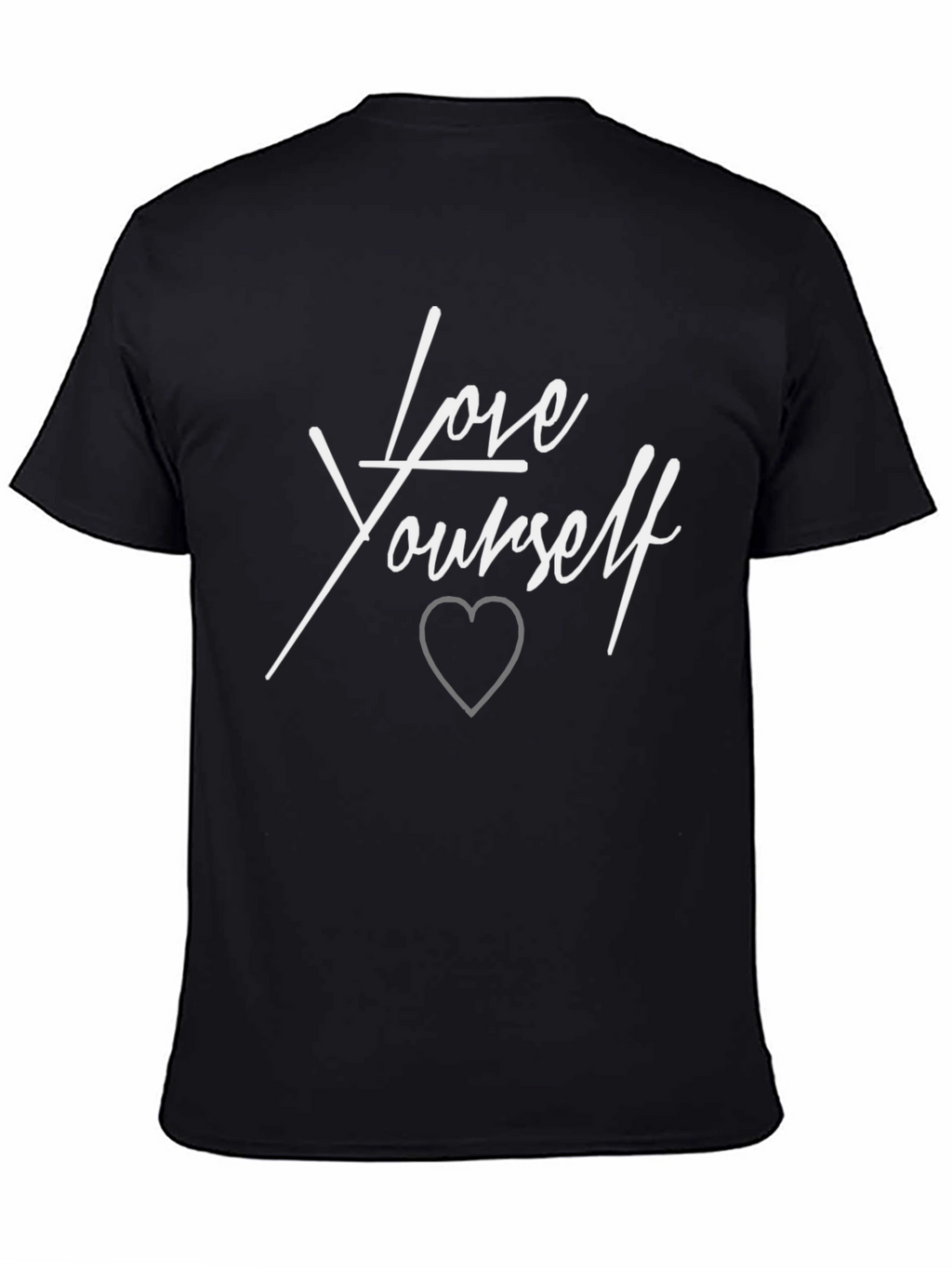 Love Yourself Graphic Tee - Stylish Black T-Shirt