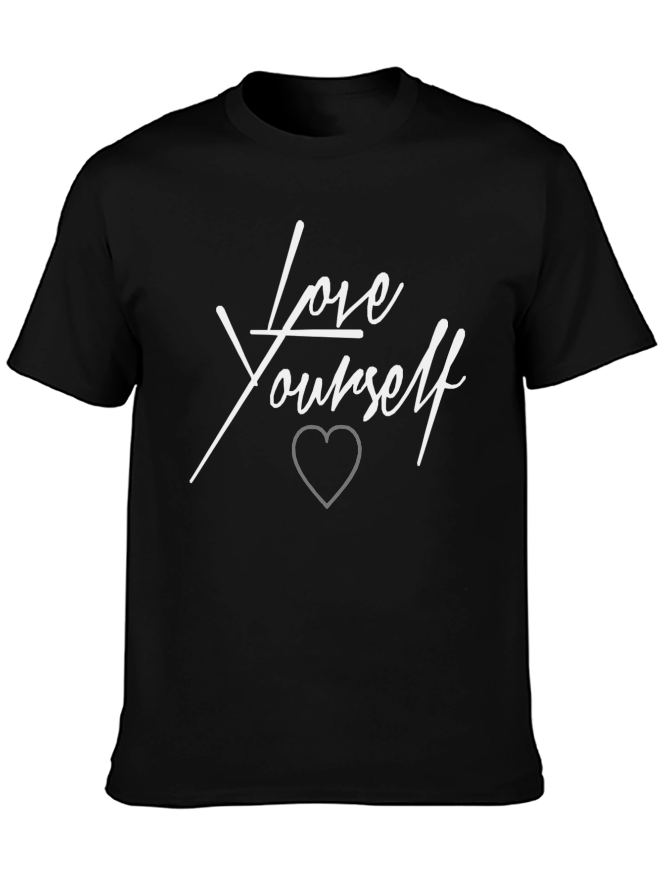 Love Yourself Graphic Tee - Stylish Black T-Shirt