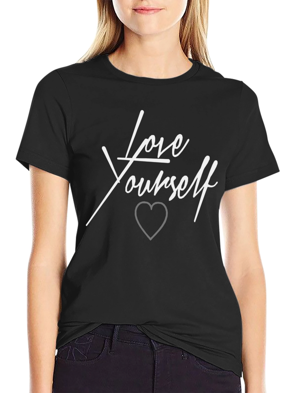 Love Yourself Graphic Tee - Stylish Black T-Shirt