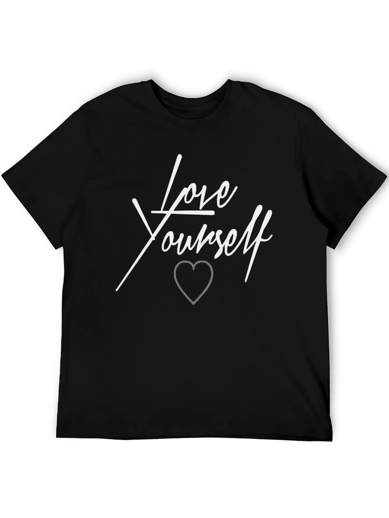Love Yourself Graphic Tee - Stylish Black T-Shirt