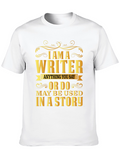 Writer Novelty Graphic T-Shirt