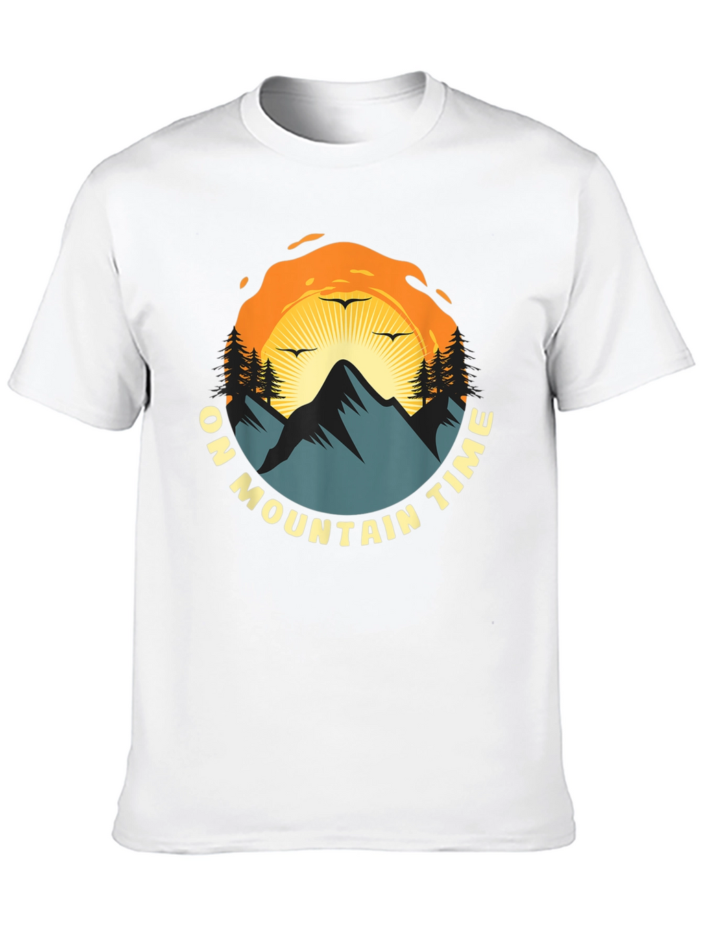Mountain Time Graphic Tee - Nature Adventure Shirt