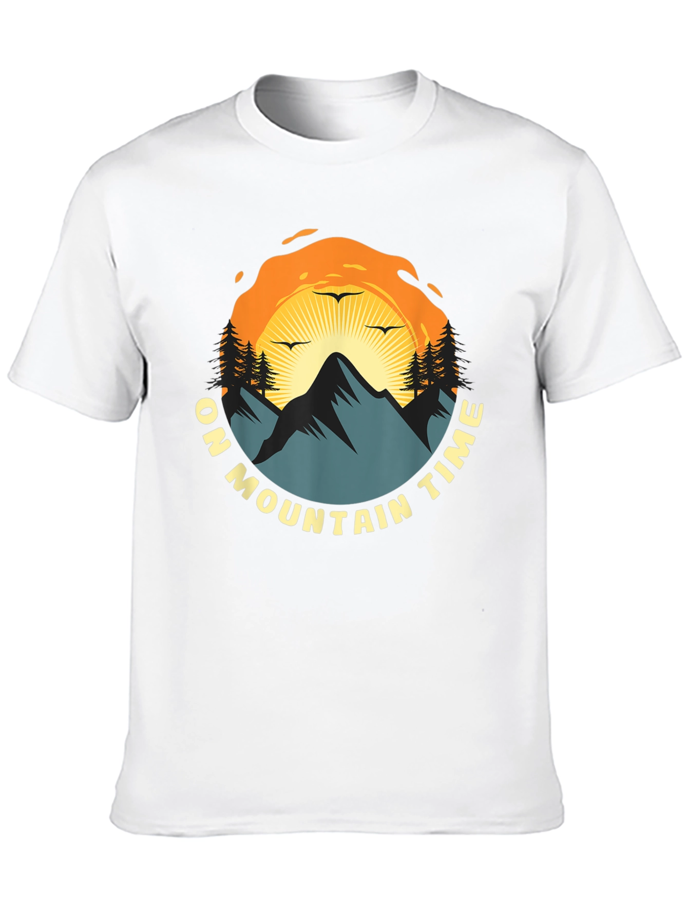 Mountain Time Graphic Tee - Nature Adventure Shirt