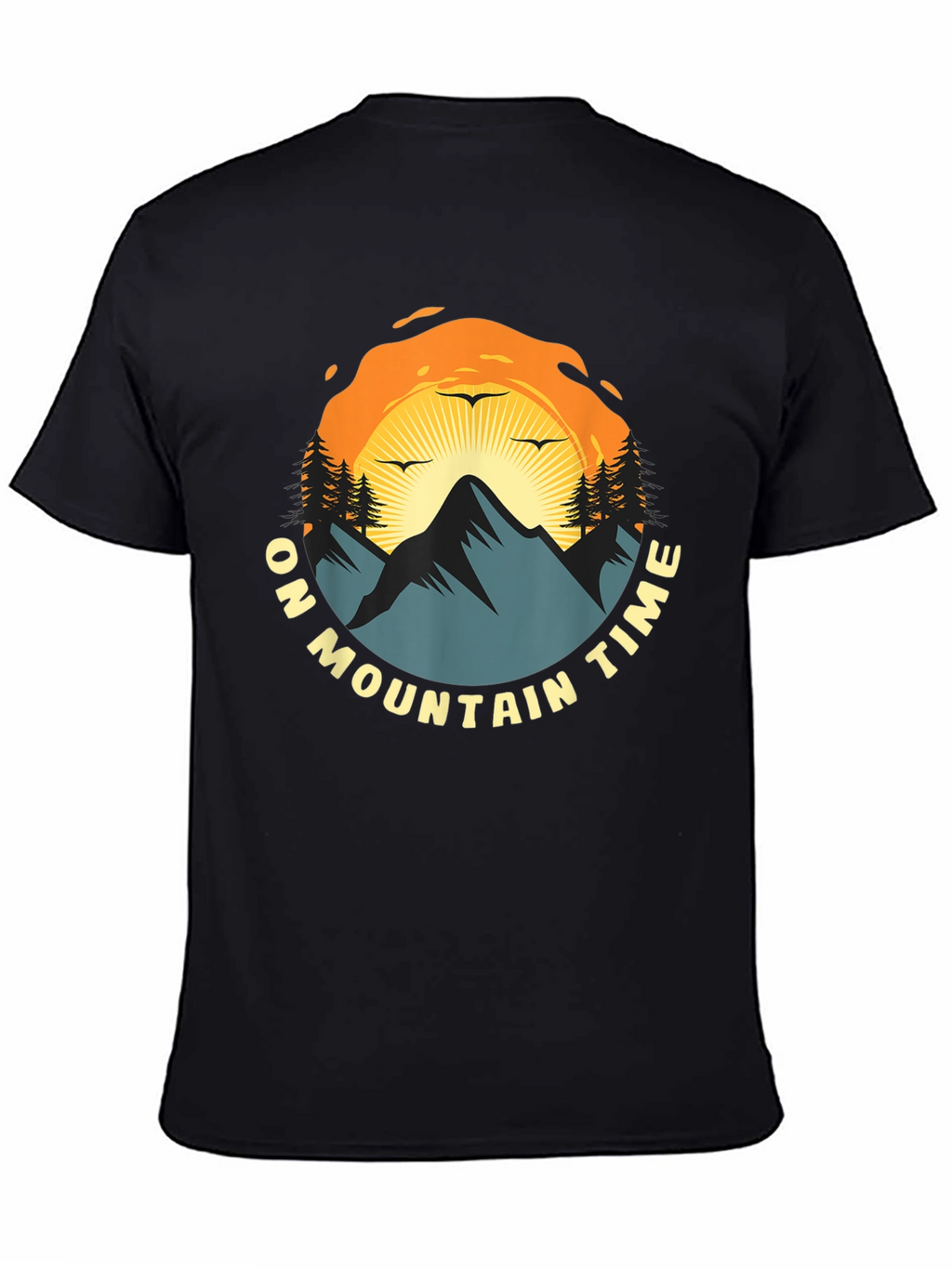 Mountain Time Graphic Tee - Nature Adventure Shirt