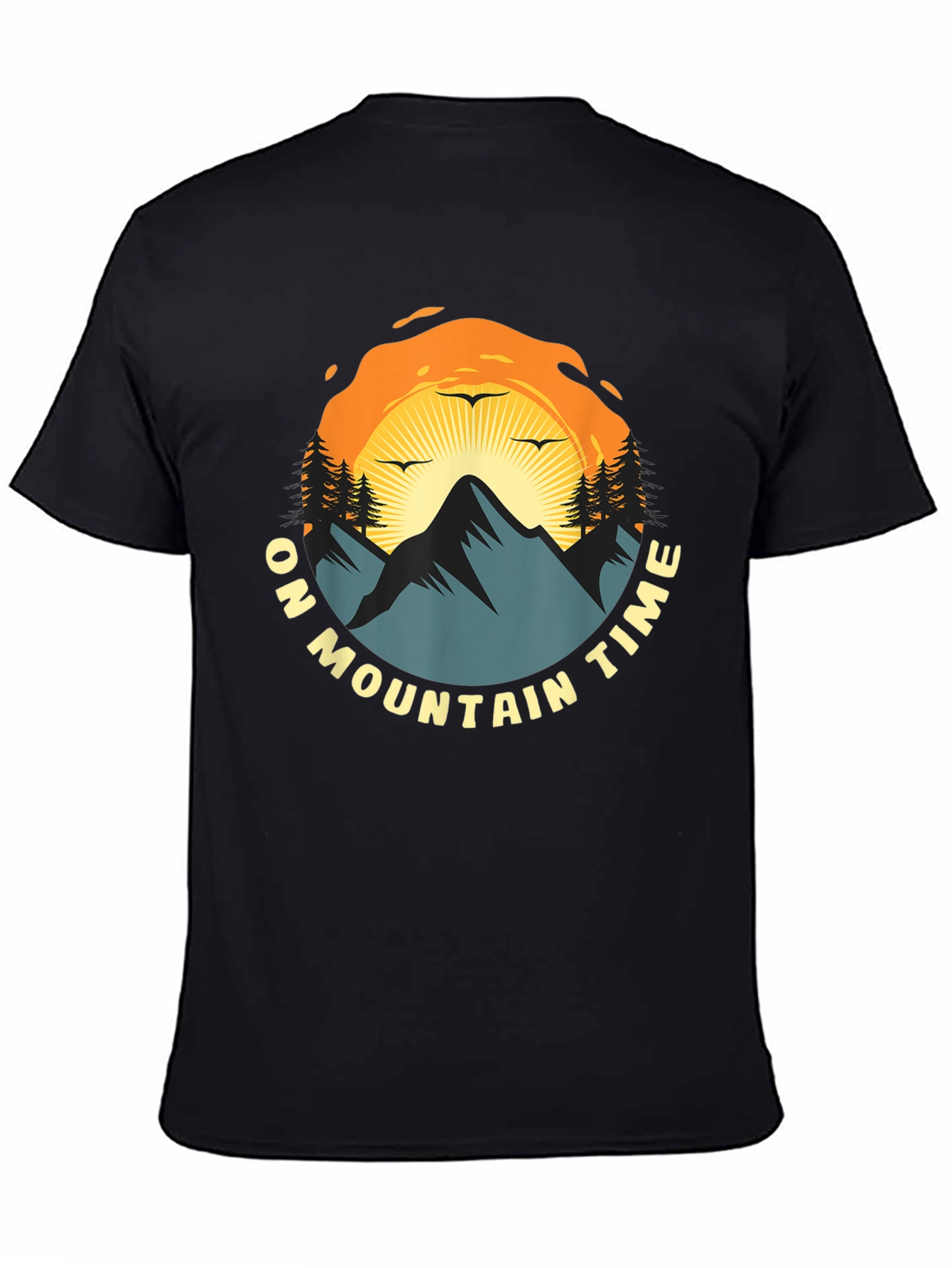 Mountain Time Graphic Tee - Nature Adventure Shirt