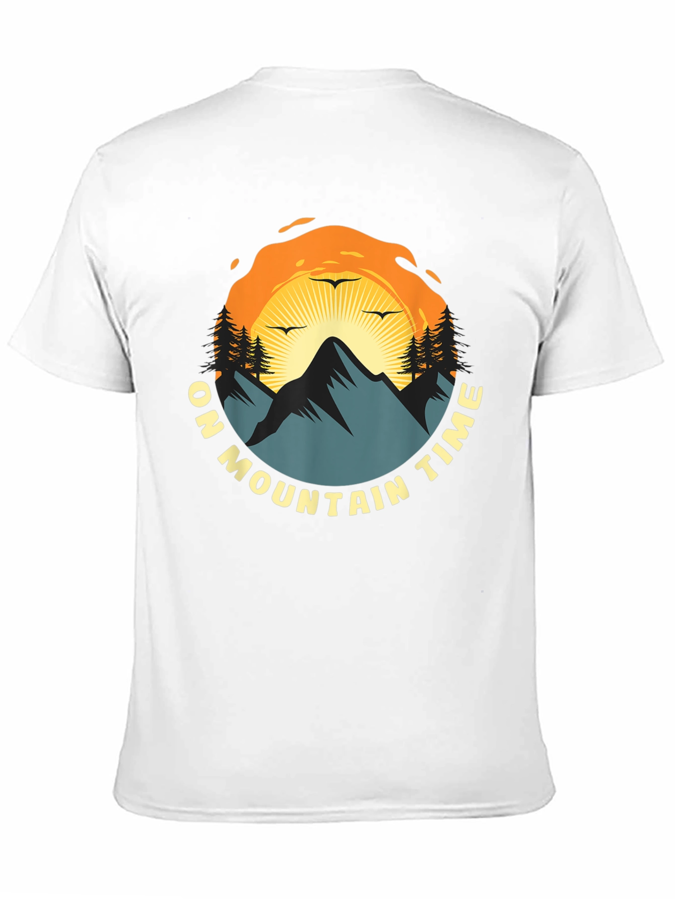 Mountain Time Graphic Tee - Nature Adventure Shirt
