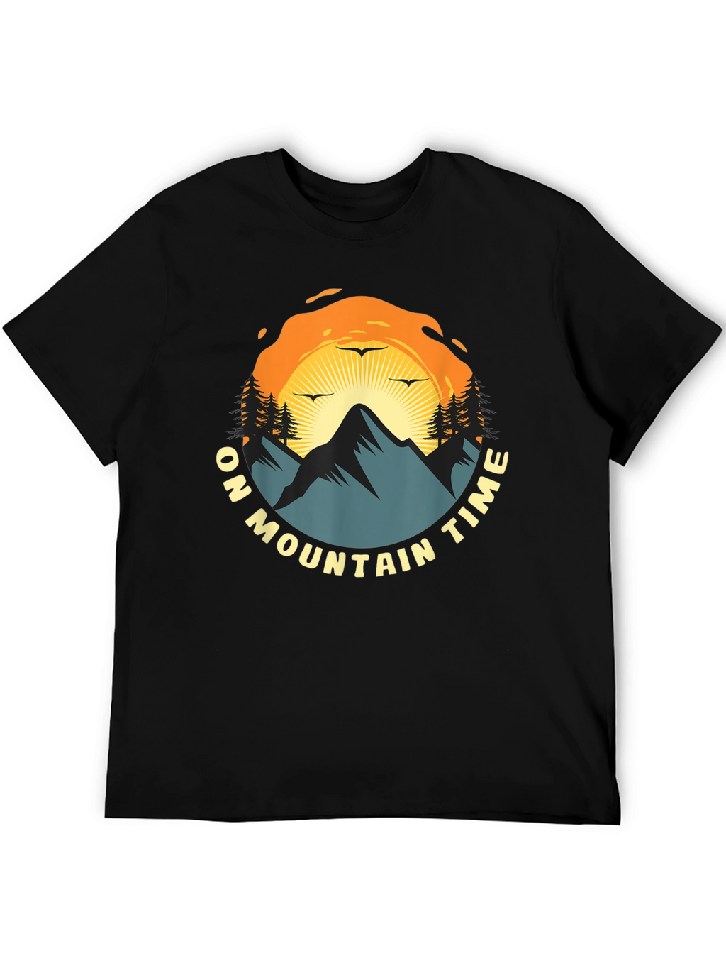 Mountain Time Graphic Tee - Nature Adventure Shirt