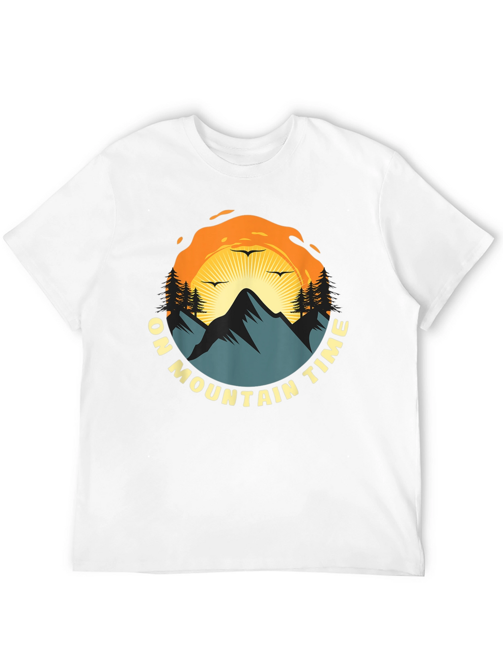 Mountain Time Graphic Tee - Nature Adventure Shirt