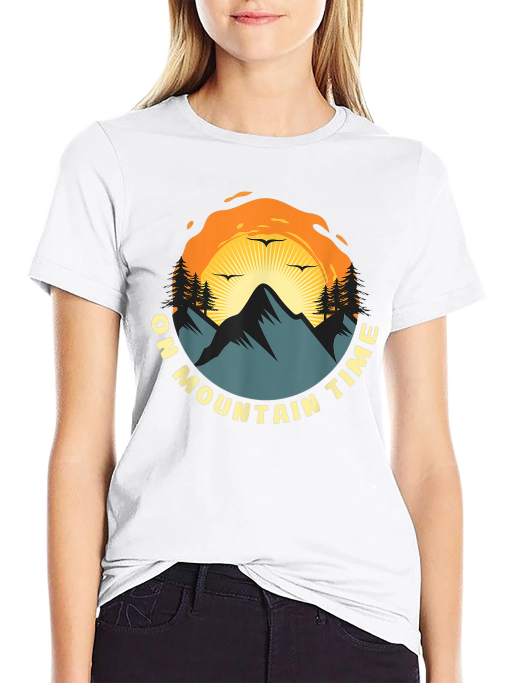 Mountain Time Graphic Tee - Nature Adventure Shirt