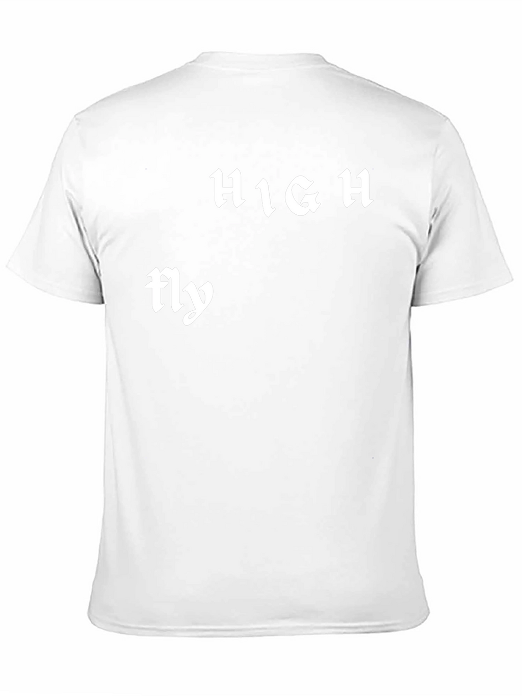 High Fly Graphic Tee - Black Cotton Casual T-Shirt