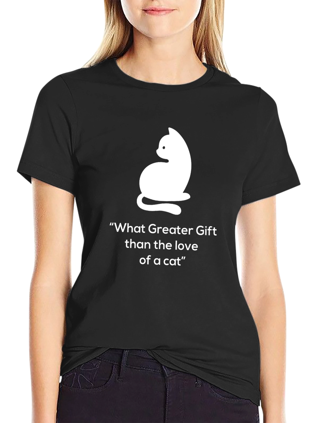 Cat Lover T-Shirt: What Greater Gift