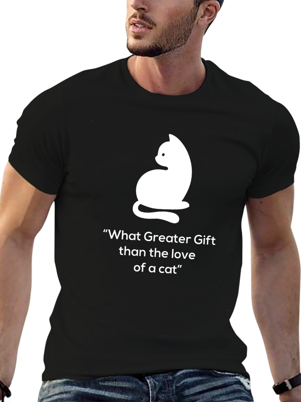 Cat Lover T-Shirt: What Greater Gift