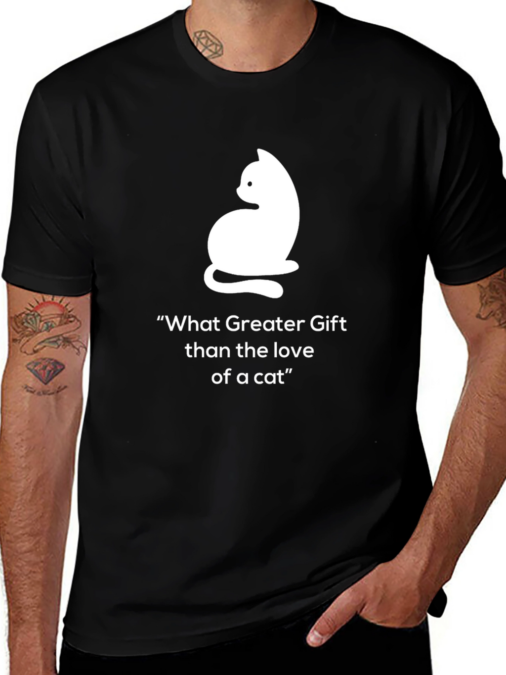 Cat Lover T-Shirt: What Greater Gift