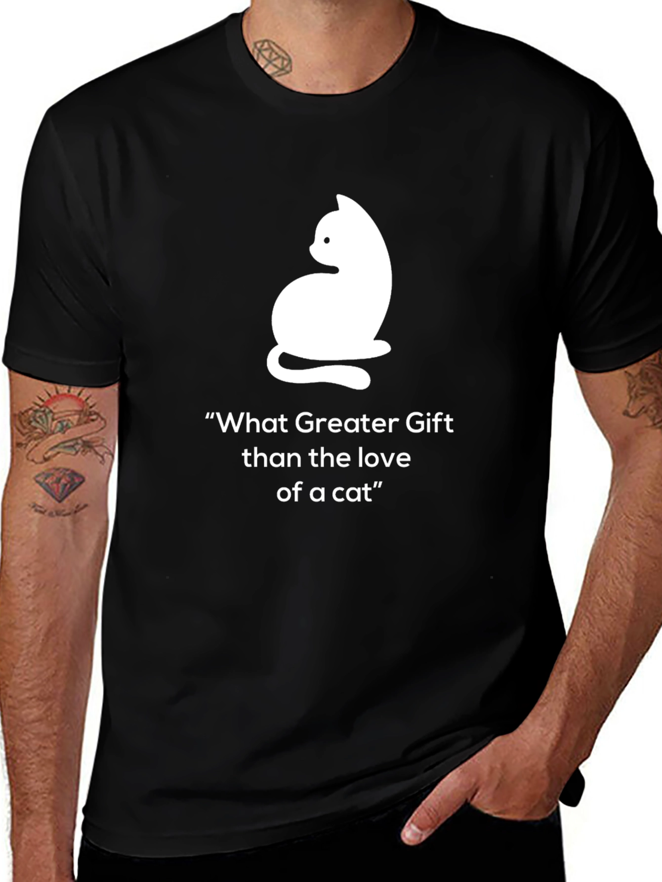 Cat Lover T-Shirt: What Greater Gift
