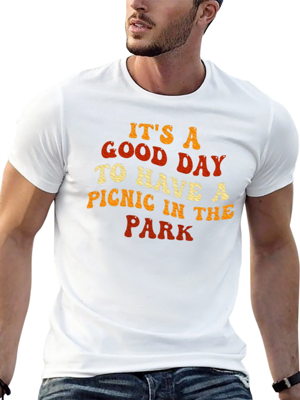 Picnic in the Park Graphic Tee - Retro Style