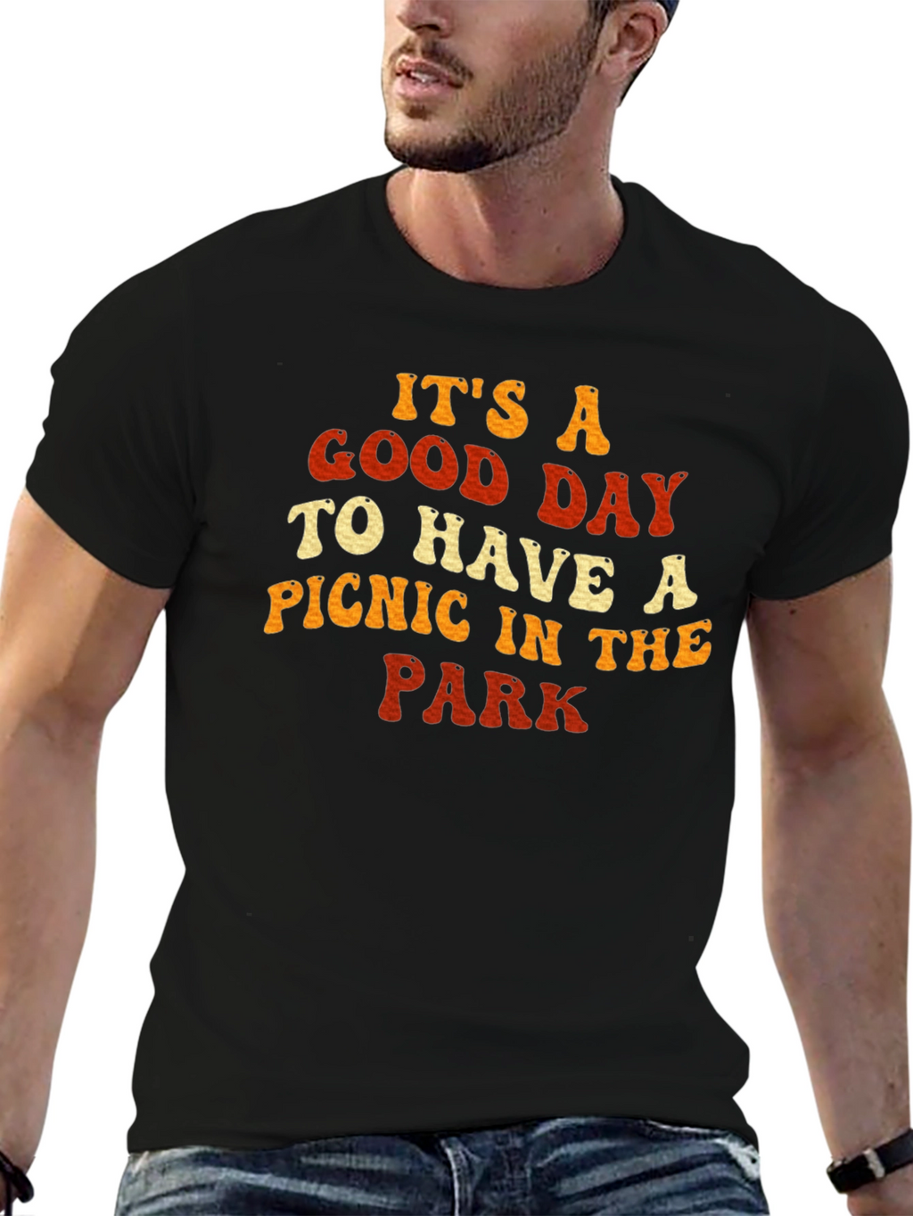 Picnic in the Park Graphic Tee - Retro Style