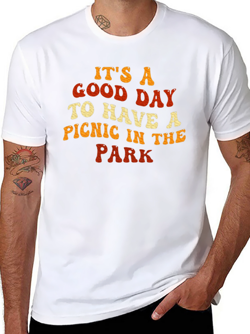 Picnic in the Park Graphic Tee - Retro Style