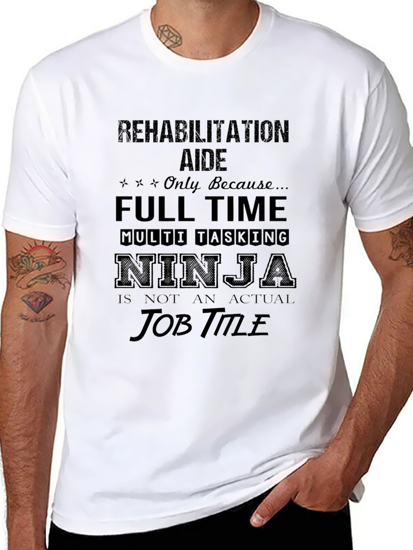 Rehabilitation Aide Ninja T-Shirt