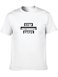 Stop Greenhouse Gases Black T-Shirt