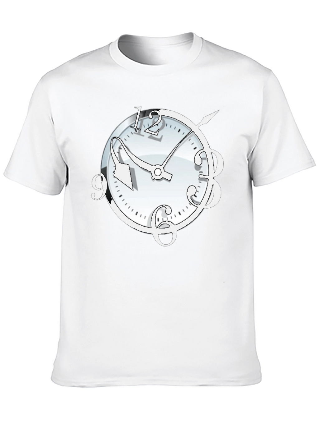 Surrealist Clock Graphic T-Shirt - Time Bender