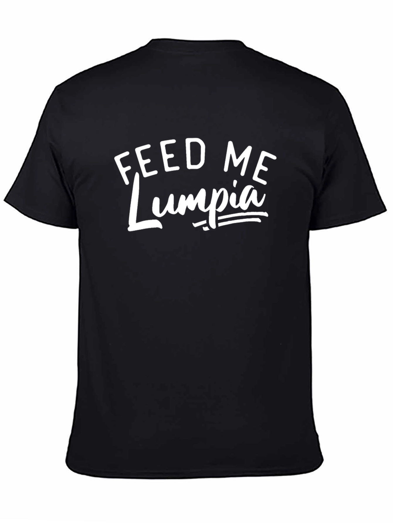 Feed Me Lumpia Black Graphic Tee