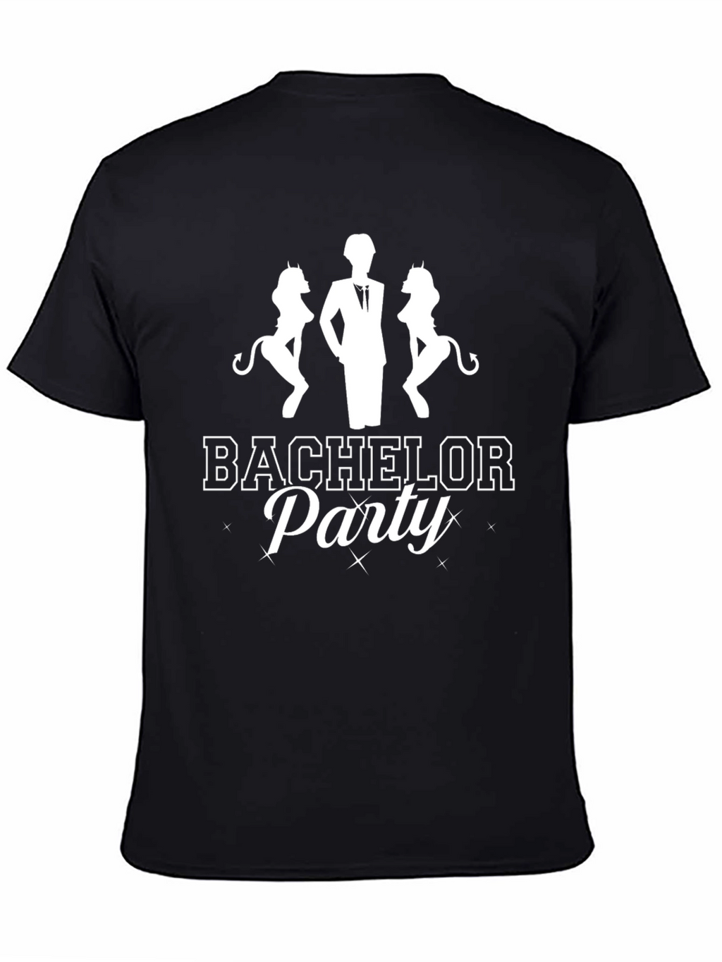Bachelor Party Graphic Crew Neck T-Shirt
