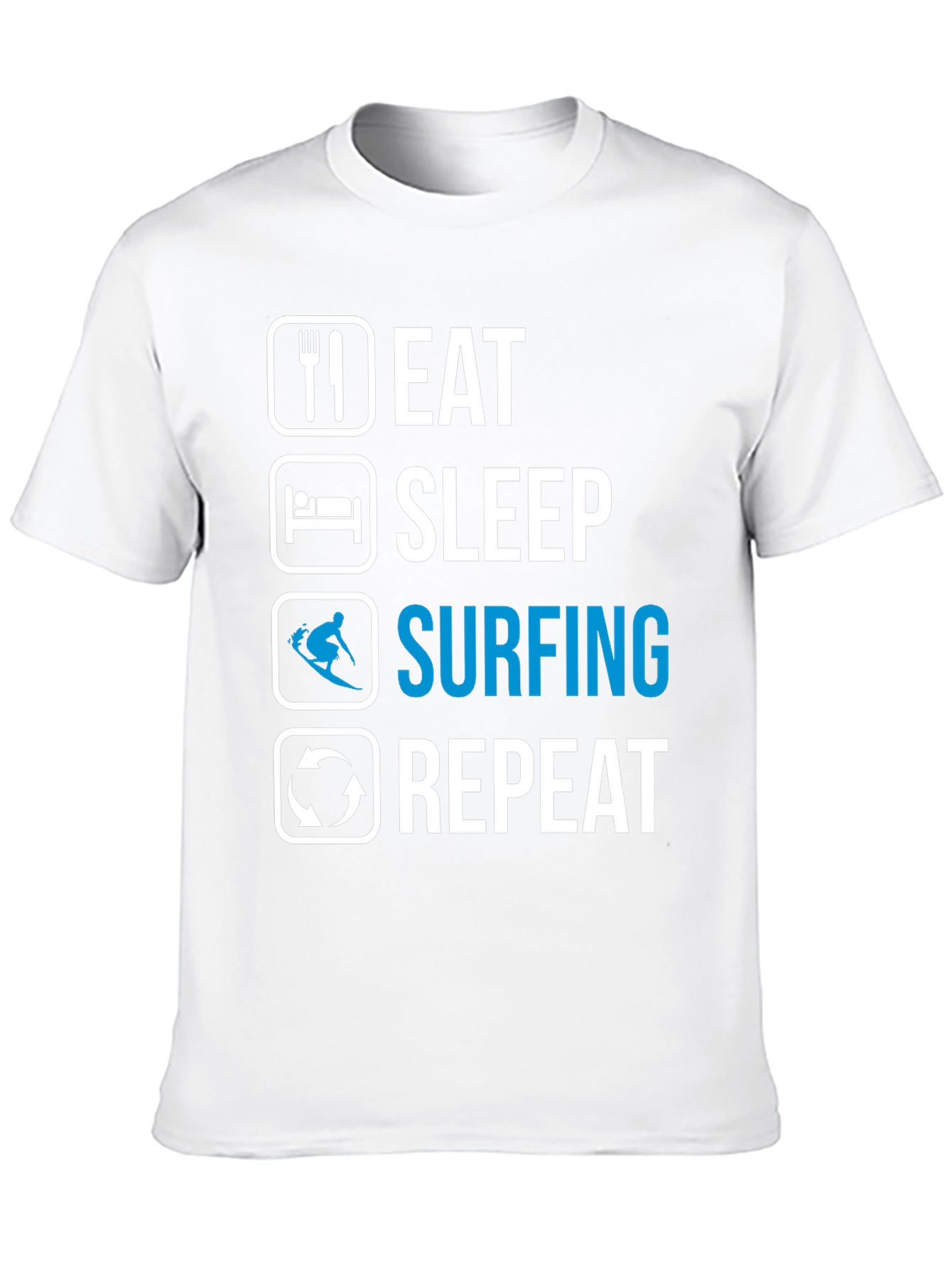Eat Sleep Surfing Repeat T-Shirt