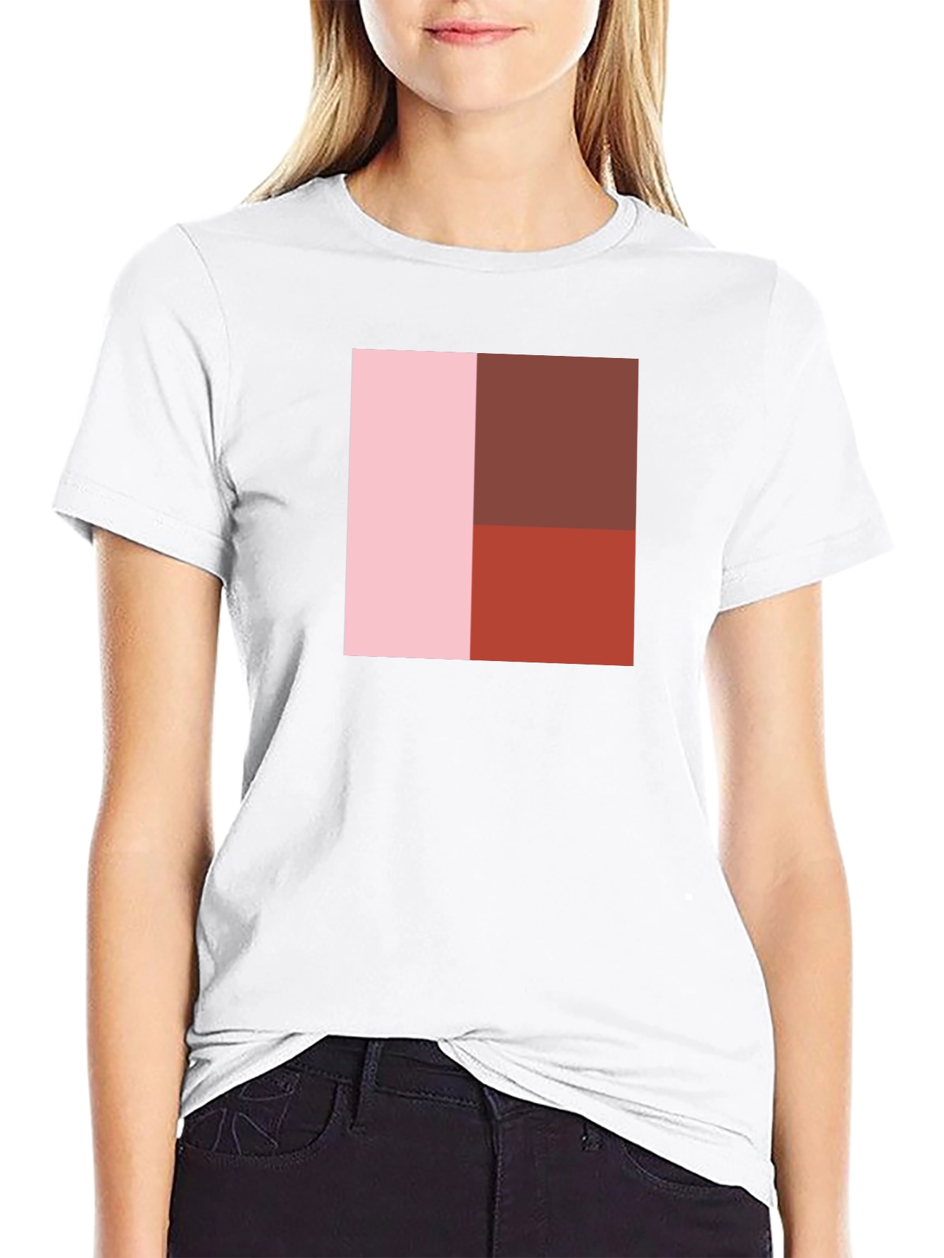Modern Color Block Tee - Stylish Mens Shirt