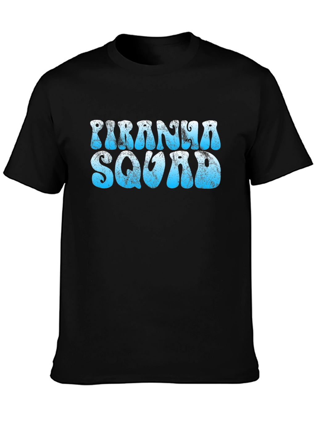 Piranha Squad Black Graphic Tee