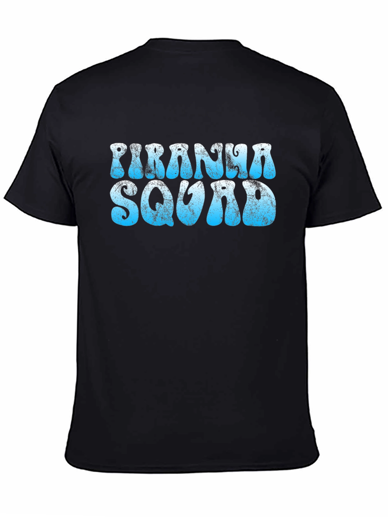 Piranha Squad Black Graphic Tee