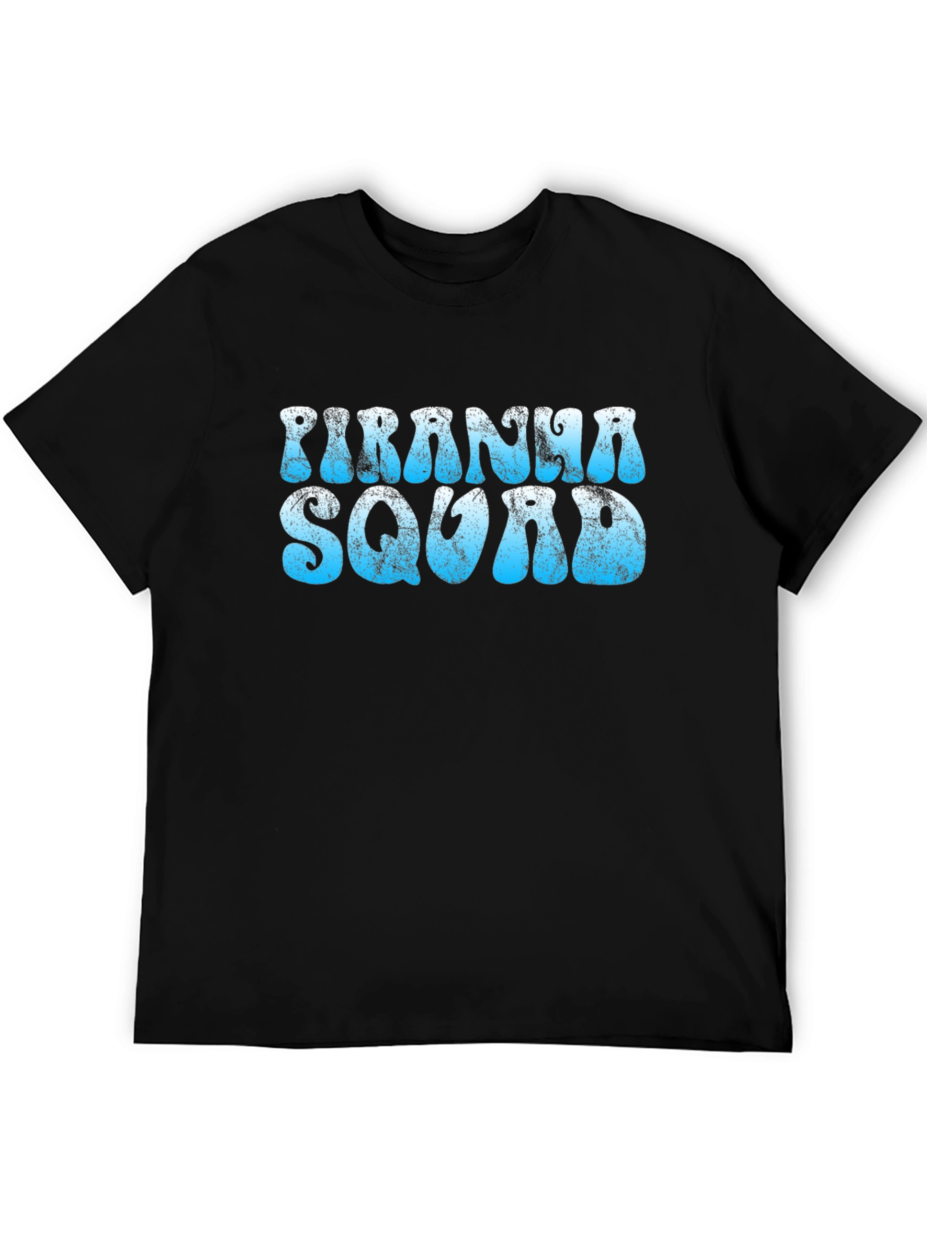 Piranha Squad Black Graphic Tee