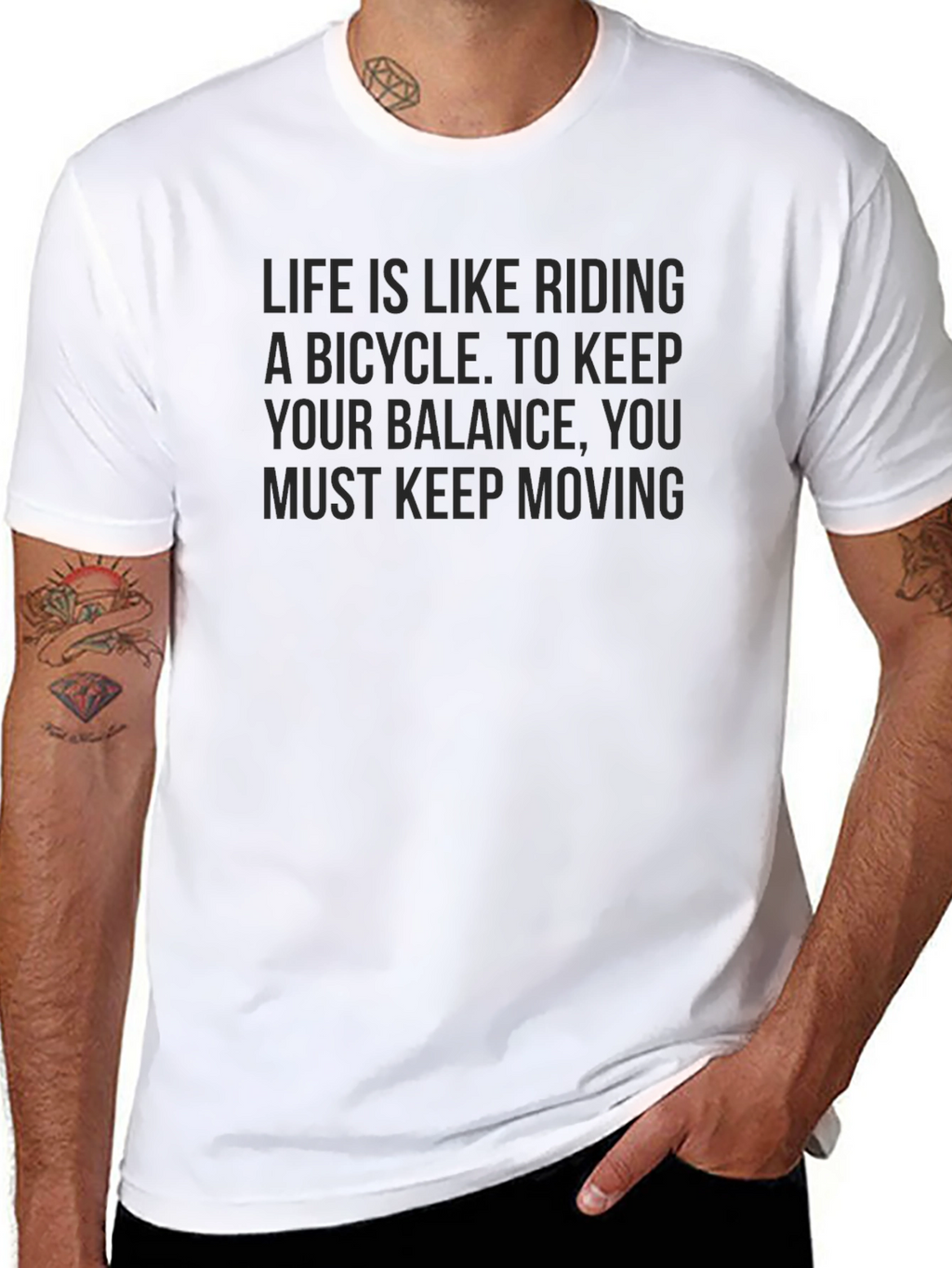 Life is Like Riding a Bicycle T-Shirt