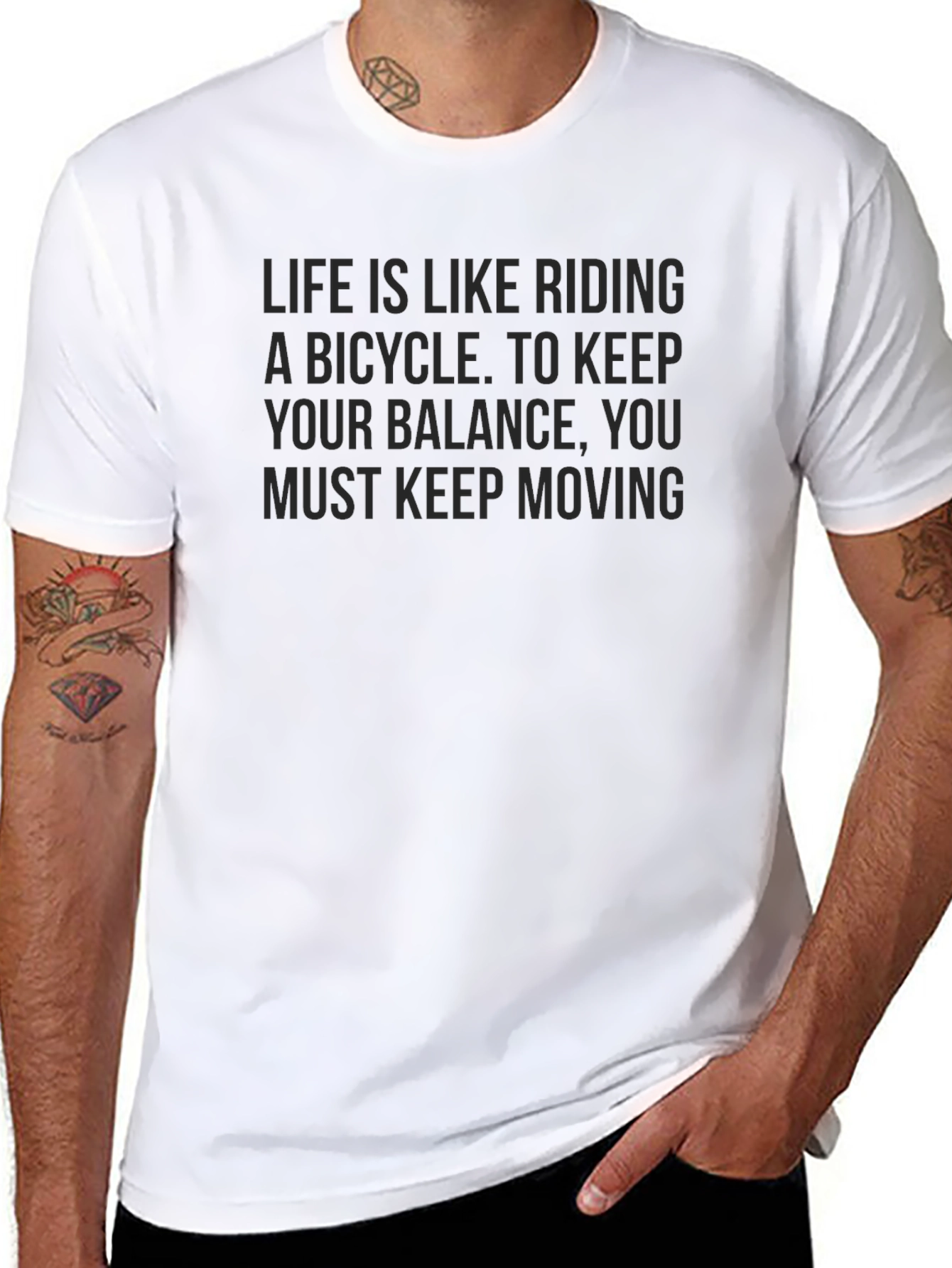 Life is Like Riding a Bicycle T-Shirt