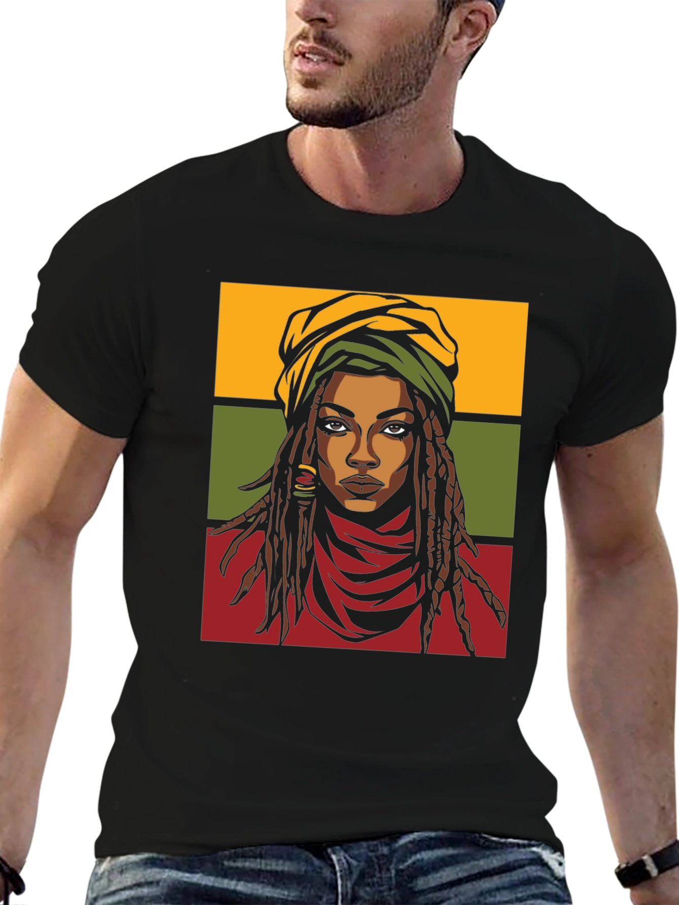 Rasta Queen T-Shirt - Graphic Tee