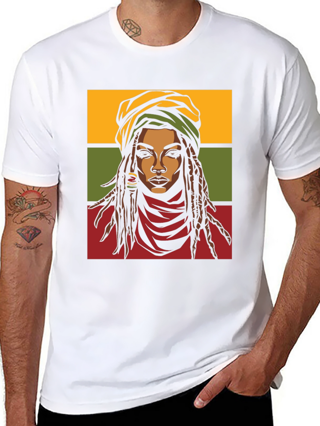 Rasta Queen T-Shirt - Graphic Tee