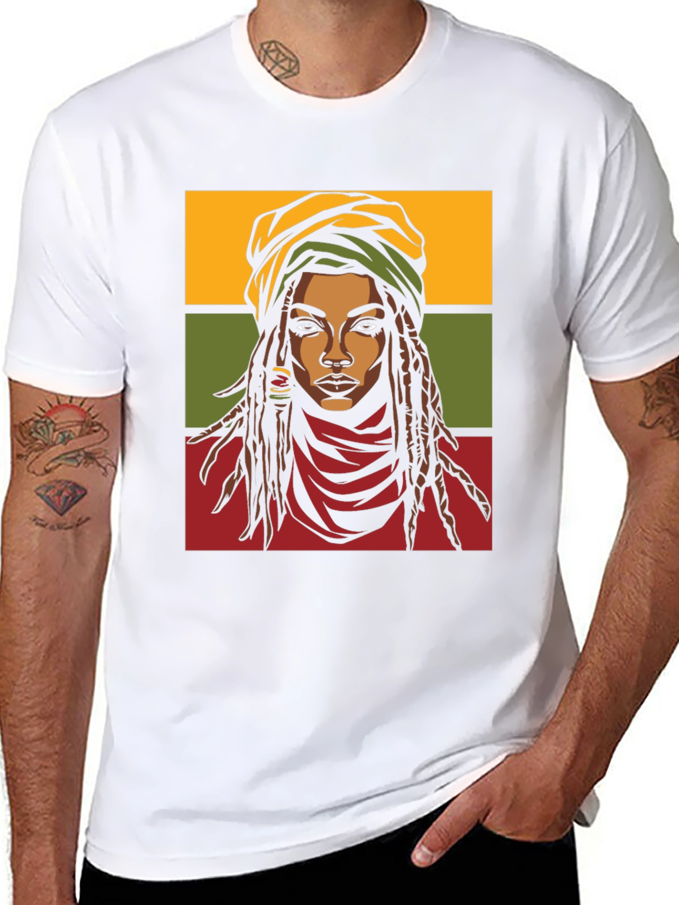 Rasta Queen T-Shirt - Graphic Tee