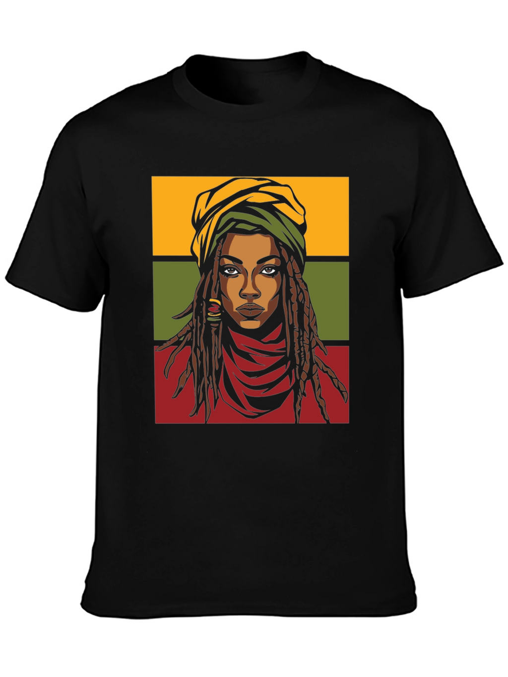 Rasta Queen T-Shirt - Graphic Tee
