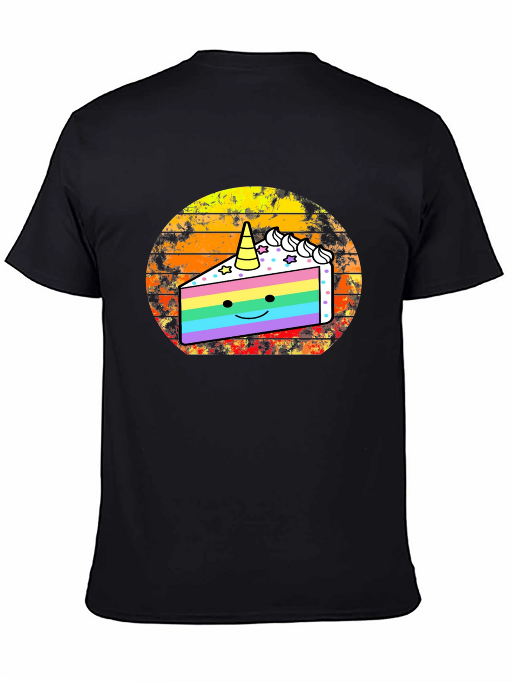 Unicorn Cake Graphic T-Shirt