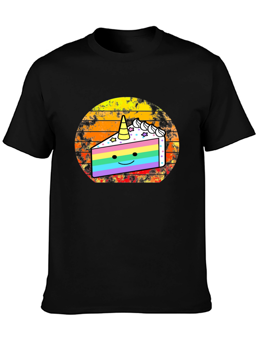 Unicorn Cake Graphic T-Shirt